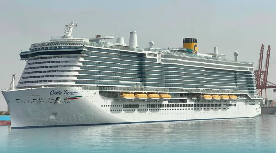 Costa Toscana With 3 300 Passengers Arrives At Salalah Port Arabian