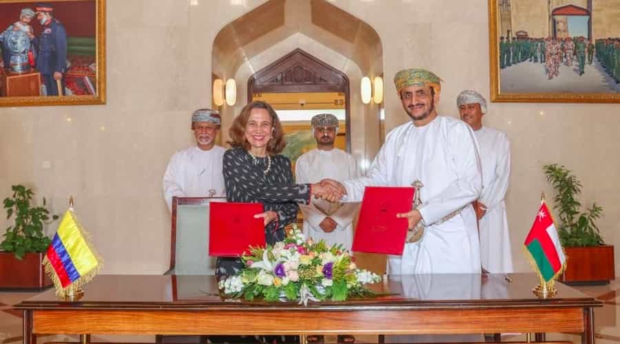 Oman Colombia sign pact for mutual exemption of entry visas