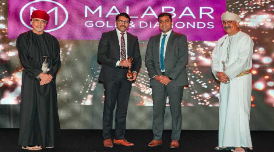 Malabar Gold & Diamonds emerges as Oman’s Most Trusted Brand 5th time in a row