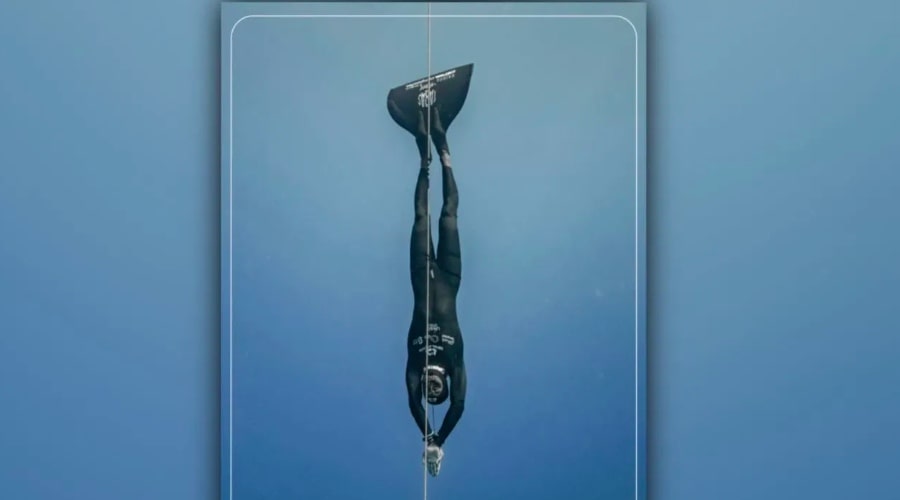 Omani Omar Al Ghailani freediver world record holder