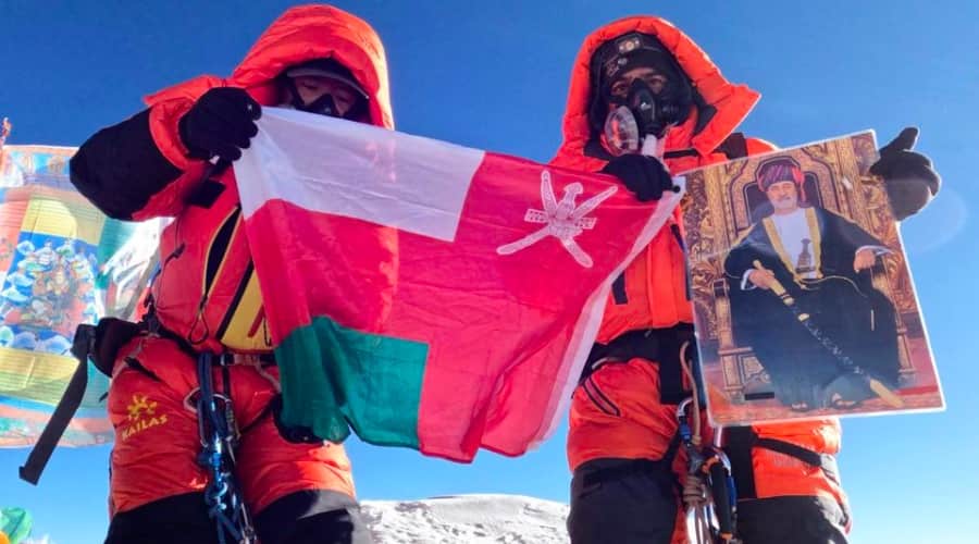 Omani adventurer climbs Mount Everest and Lhotse