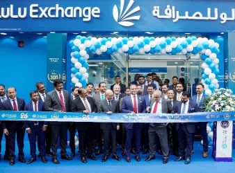 The 300th global customer engagement center of LuLu Financial Holdings & 96th LuLu Exchange located at Al Rigga, Dubai, being inaugurated by H.E. Mr. Saad Cachalia, South African Ambassador to the UAE, in the presence of Hon. Renato N. Dueñas, Jr., Philippine Consul General in Dubai, Adeeb Ahamed, Managing Director, LuLu Financial Holdings and other senior management from the global and regional offices.